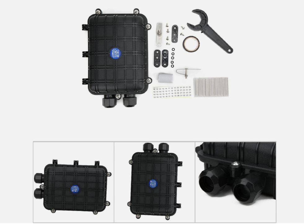 Fiber Optic Connection Box1 in 1 Out Horizontal Fiber Optic Splice Enclosure ... - Image 8