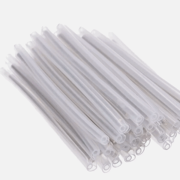 100 Pcs 40mm x 1mm Fiber Optic Fusion Splice Protector Tube Sleeve Steel Rod